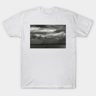 Clouds building over the Wash, Norfolk, UK T-Shirt